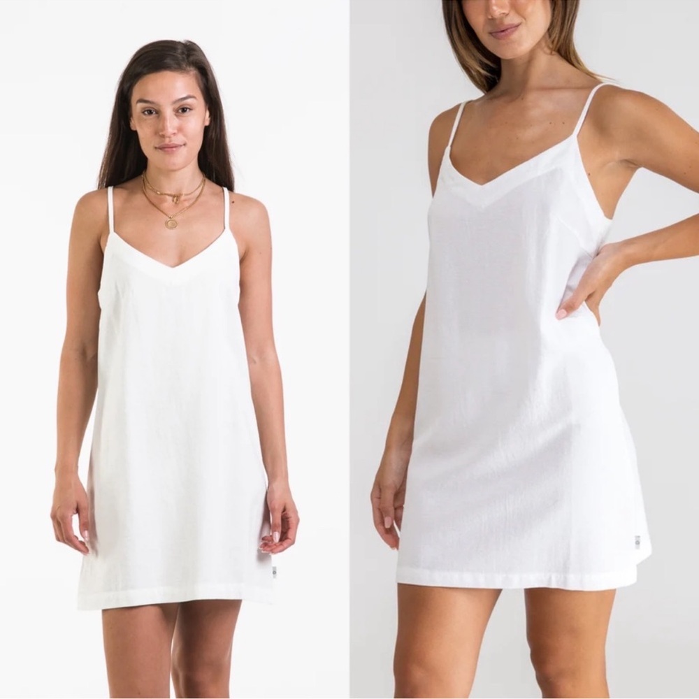 Rhythm. Classic Mini Dress White Aus XXL 16/ US 12 Large